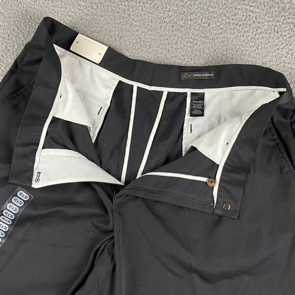 Greg Norman Luxe Performance Trouser Pants Men's 40x30 Black New - Picture 5 of 13